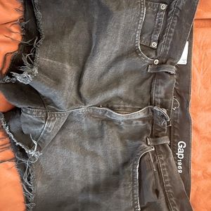 GAP DARK (BLACK) DENIM SHORTS